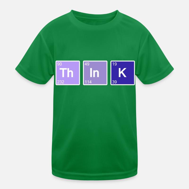 Think (blue) Kids Functional T-Shirt