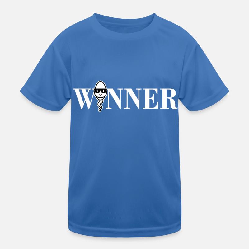 Winner Spermien Kinder Funktions-T-Shirt
