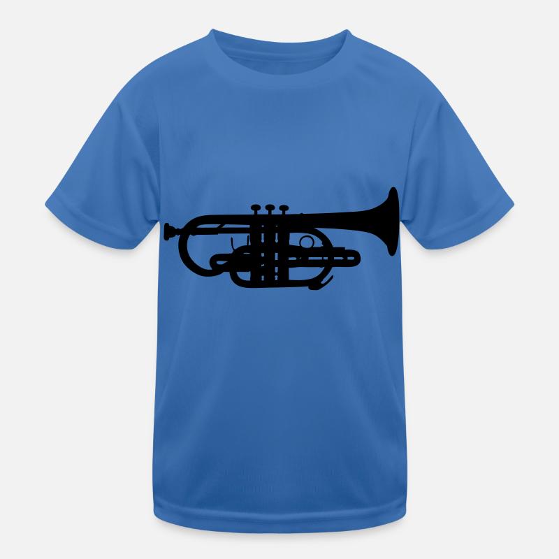 Cornet - Kids Functional T-Shirt - royal blue