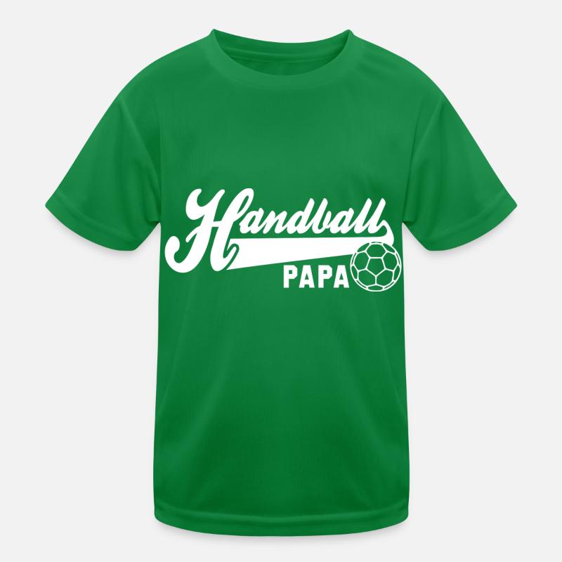Handball PAPA WHITE Kinder Funktions-T-Shirt