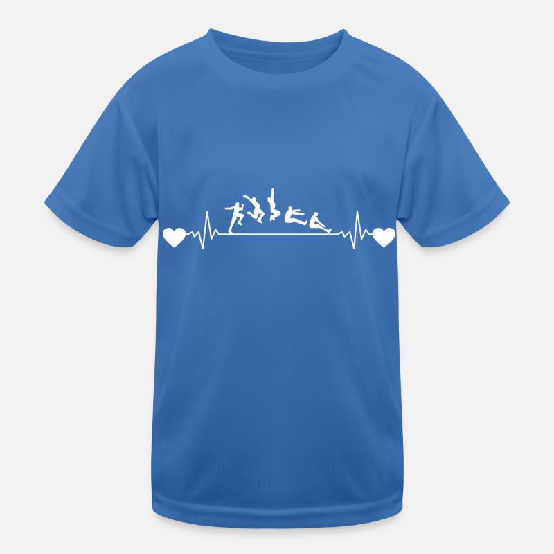 Long Jump ECG Long Jump Triple Jump Instructor Kids Functional T-Shirt
