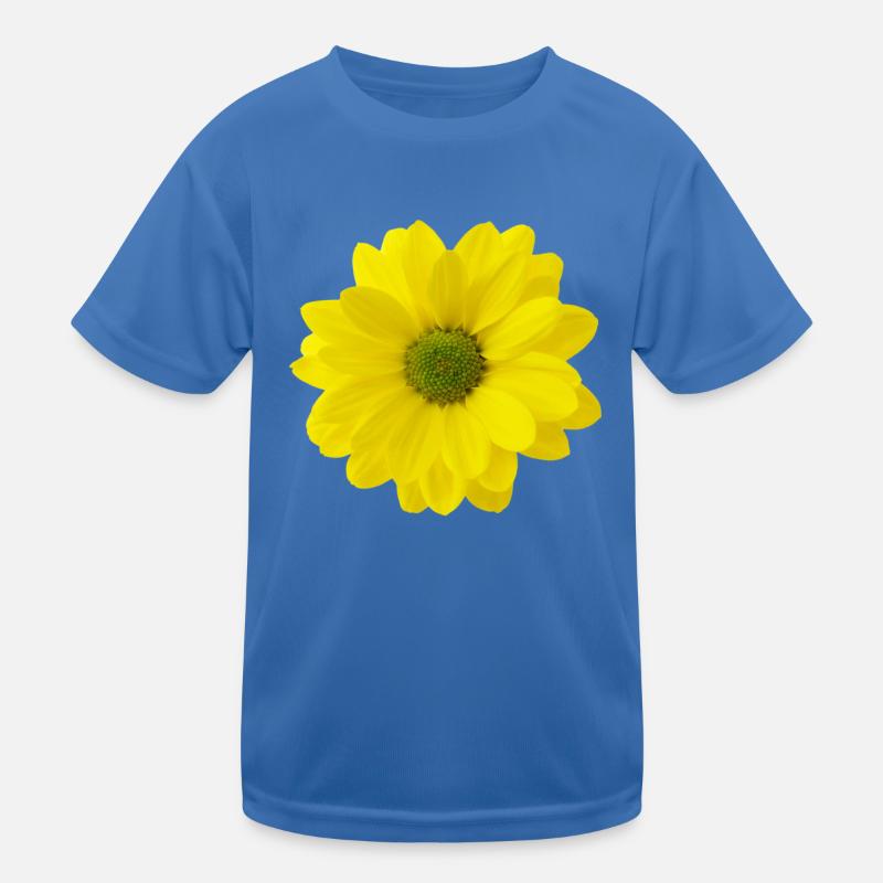 Fleur jaune T-shirt sport Enfant