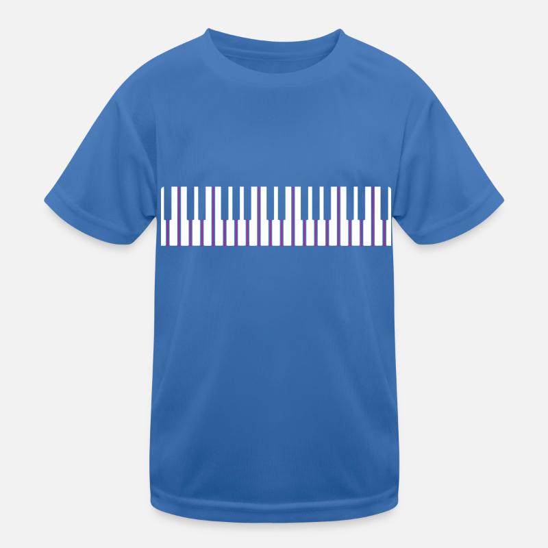 Piano à queue piano clavier musique T-shirt sport Enfant