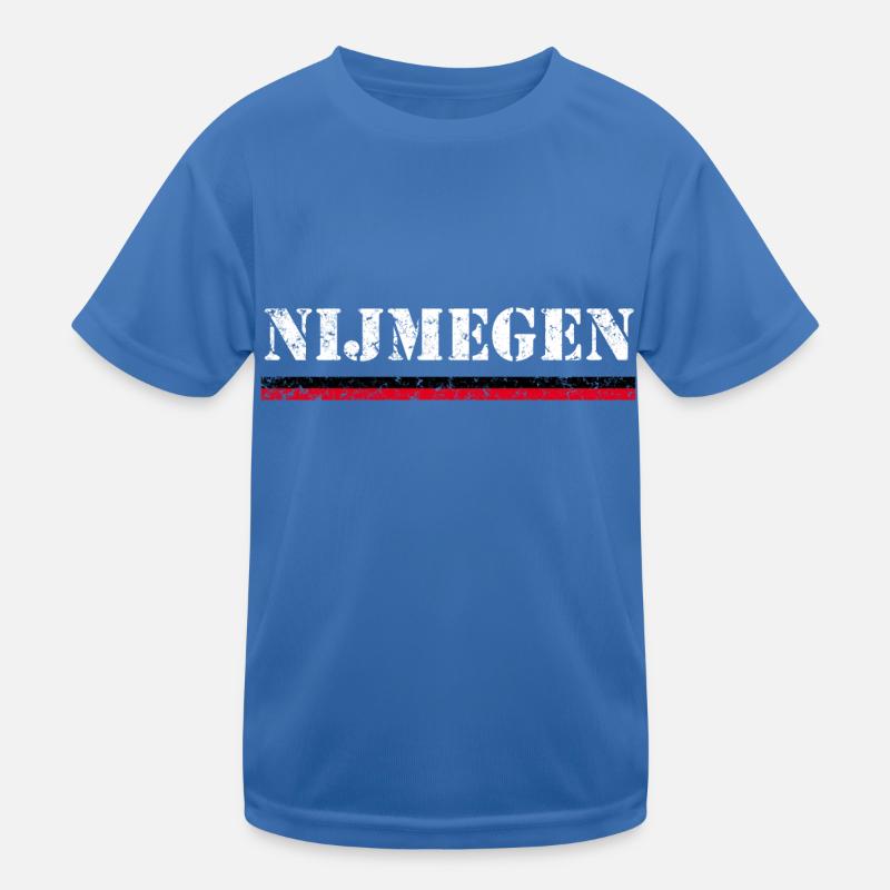 Nimègue / Lettrage & Drapeau - VINTAGE T-shirt sport Enfant