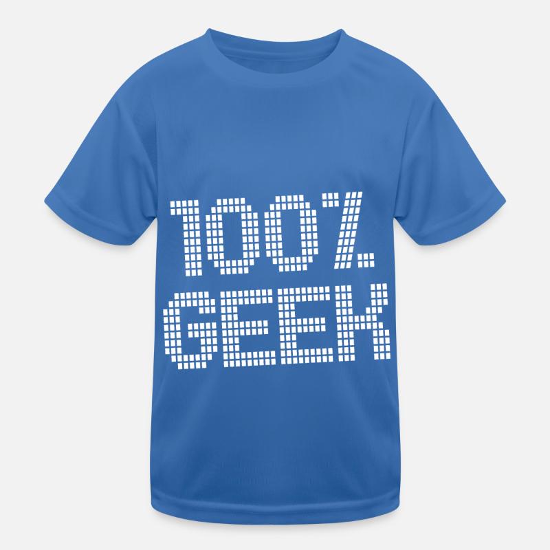 100 % Geek ! cent pour cent geek T-shirt sport Enfant