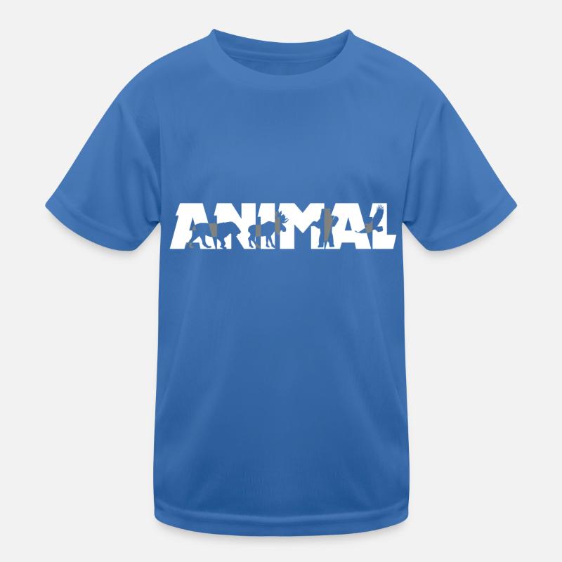 Tier Kinder Funktions-T-Shirt