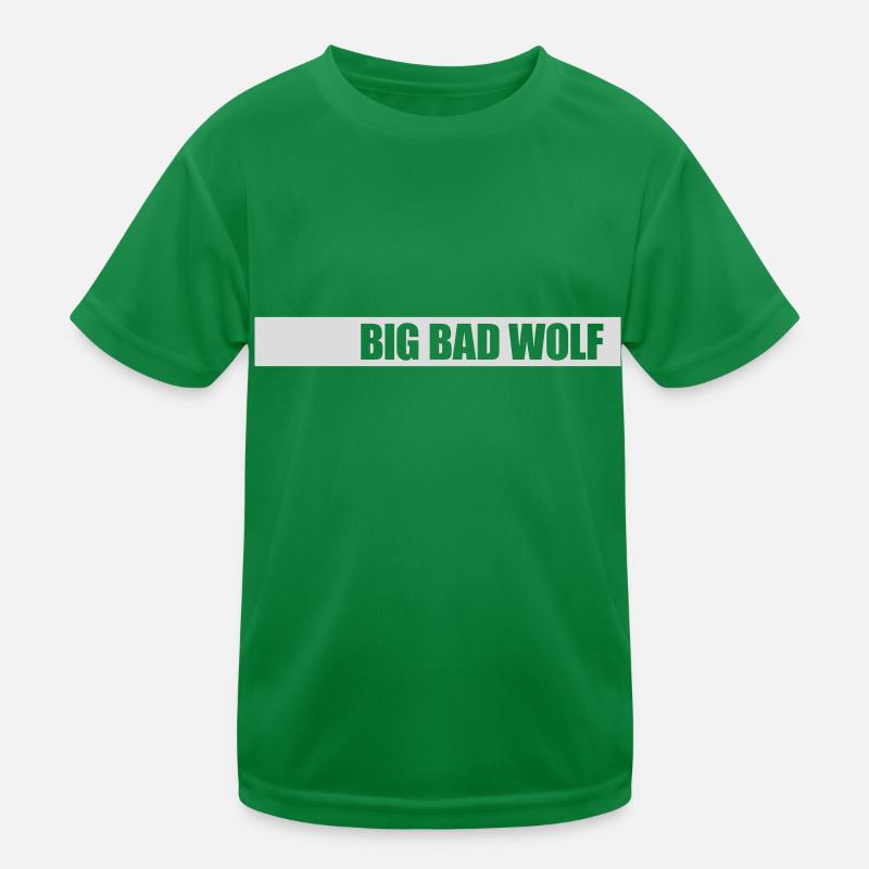 big bad wolf Zitat Kinder Funktions-T-Shirt
