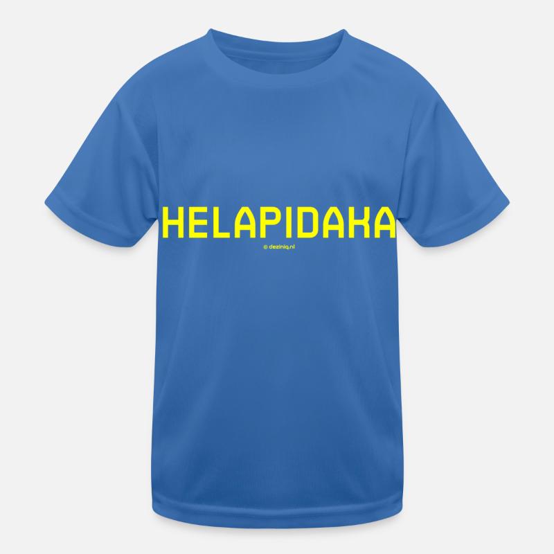 Helapidaka - Kids Functional T-Shirt - royal blue