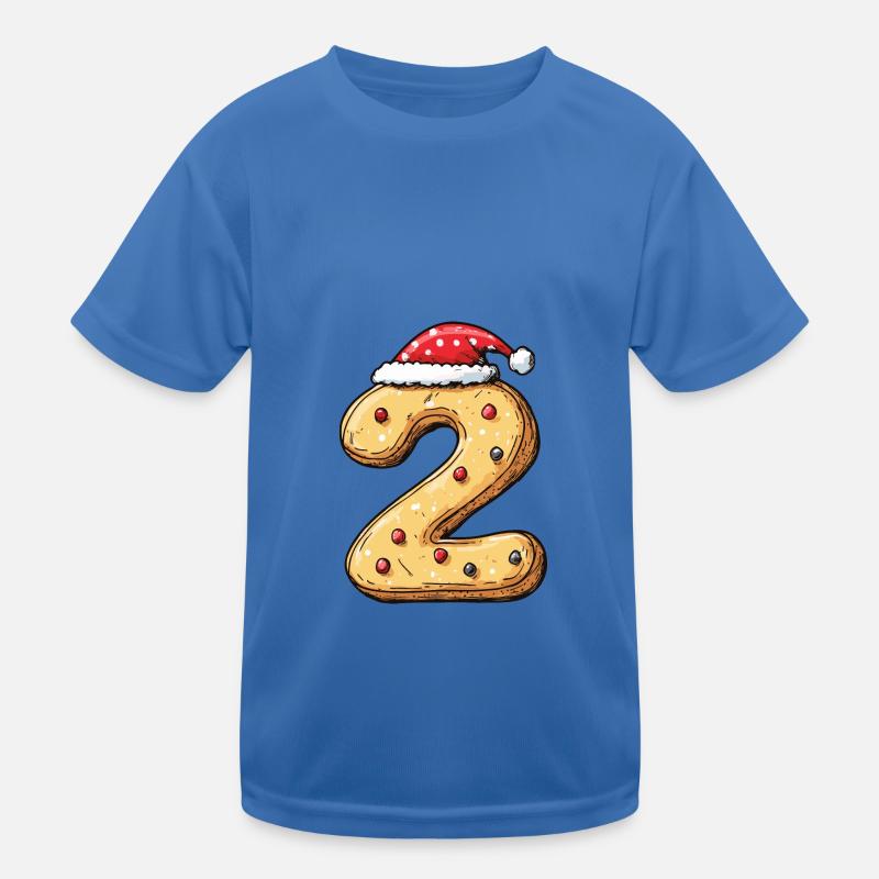 2 Numéro Noël T-shirt sport Enfant
