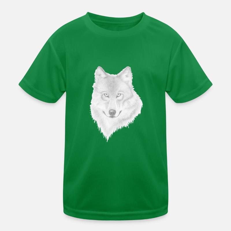 Wolf Kinder Funktions-T-Shirt