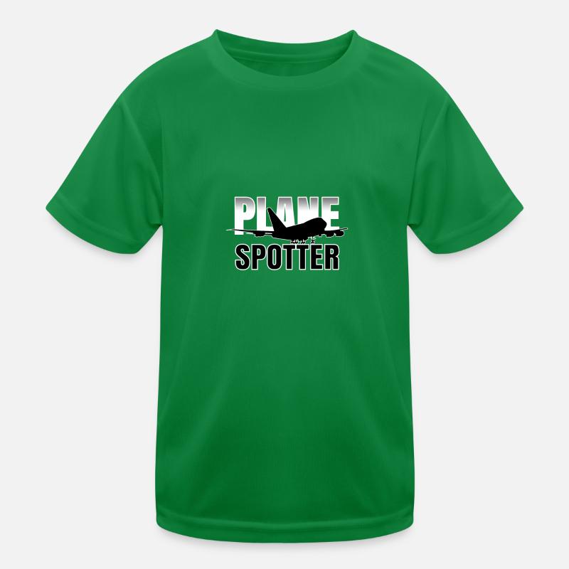 Plane Spotter als Geschenk Kinder Funktions-T-Shirt