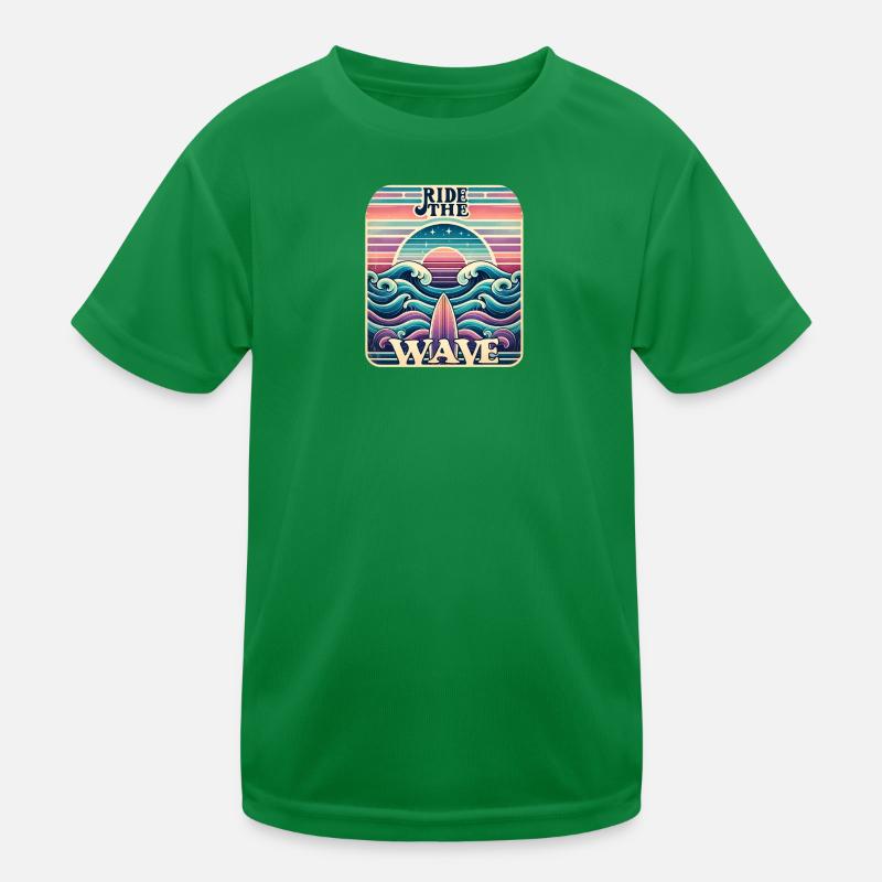 Ridethewave Kinder Funktions-T-Shirt