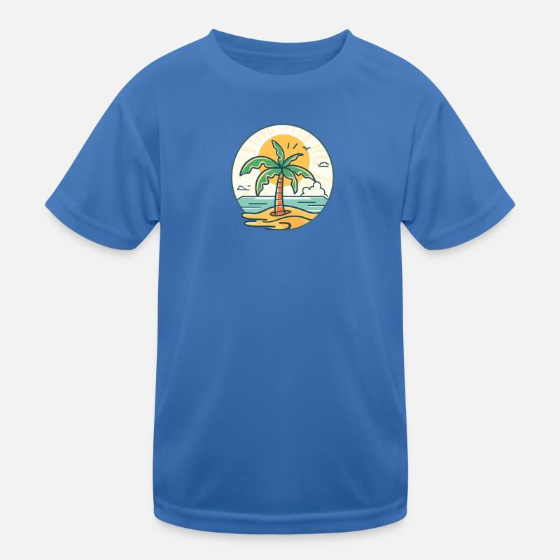 Sun Island Palm Magic Kids Functional T-Shirt