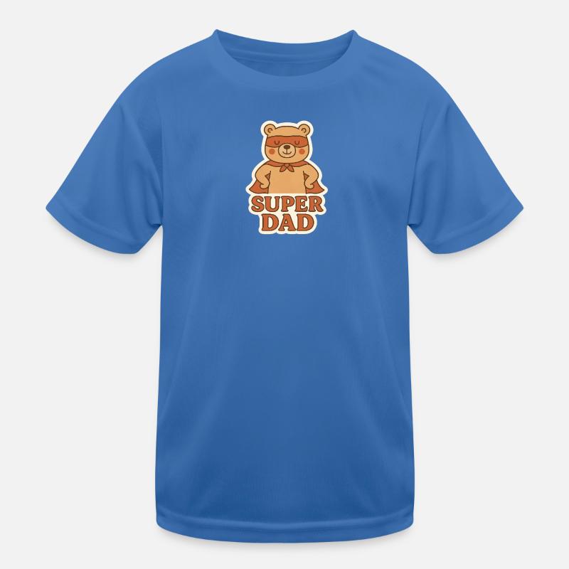 Super dad Kinder Funktions-T-Shirt