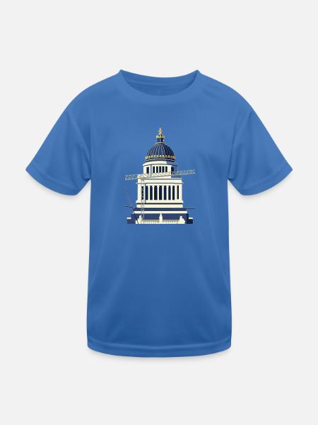of Justice - Kids Functional T-Shirt - royal blue - Front