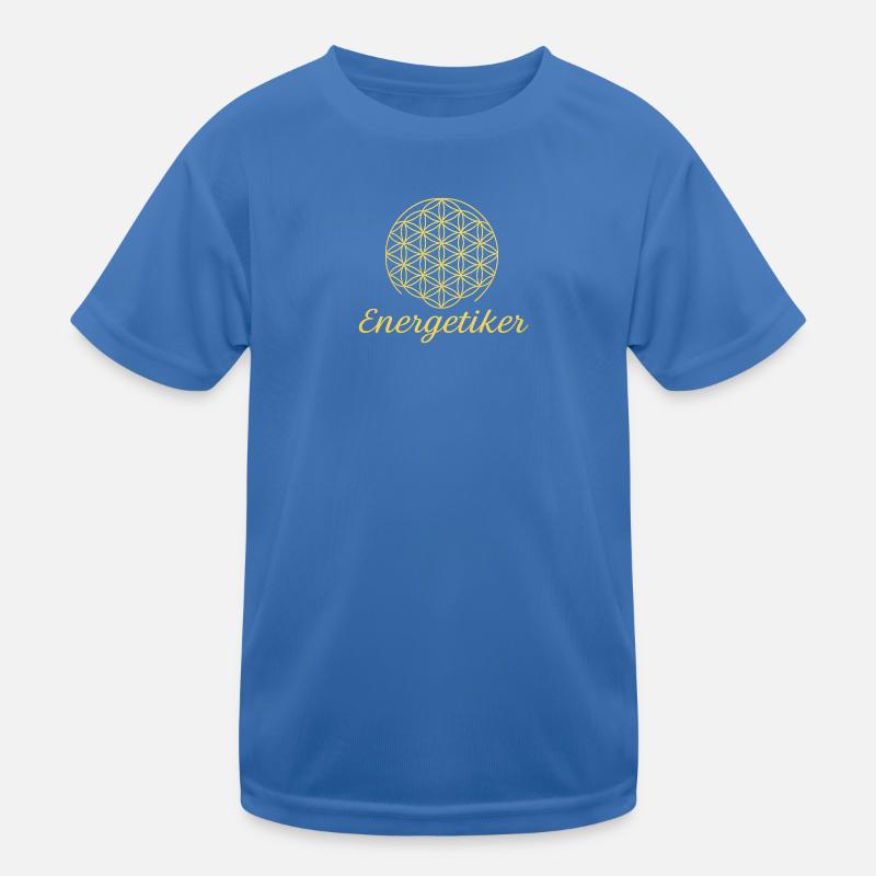 Blume des Lebens - Energetik - Kinder Funktions-T-Shirt - Königsblau
