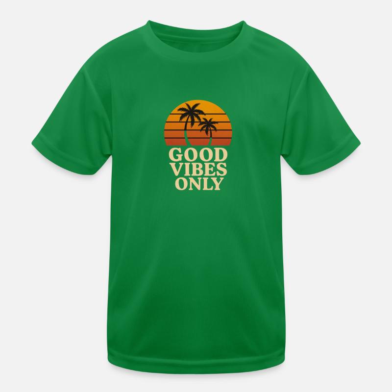GoodVibesOnly T-shirt sport Enfant