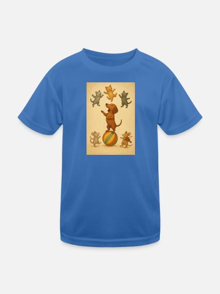 file_000000007fd0622fb8f1edba82a26667 - Kinder Funktions-T-Shirt - Königsblau