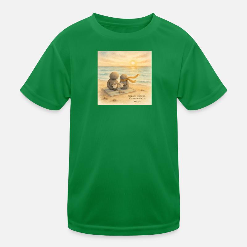 Sea Breeze Kaffee Begleiter Kinder Funktions-T-Shirt