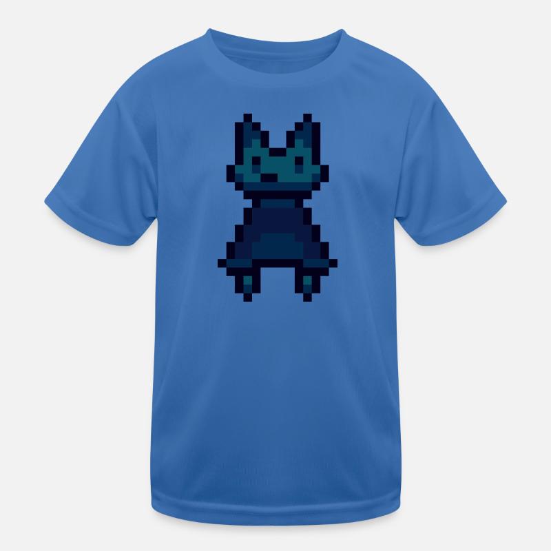 Pixel Cat Kids Functional T-Shirt