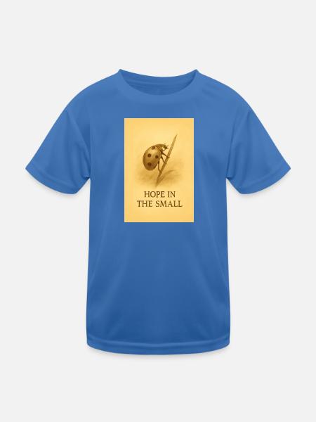Hope in the Small - Kids Functional T-Shirt - royal blue - Front