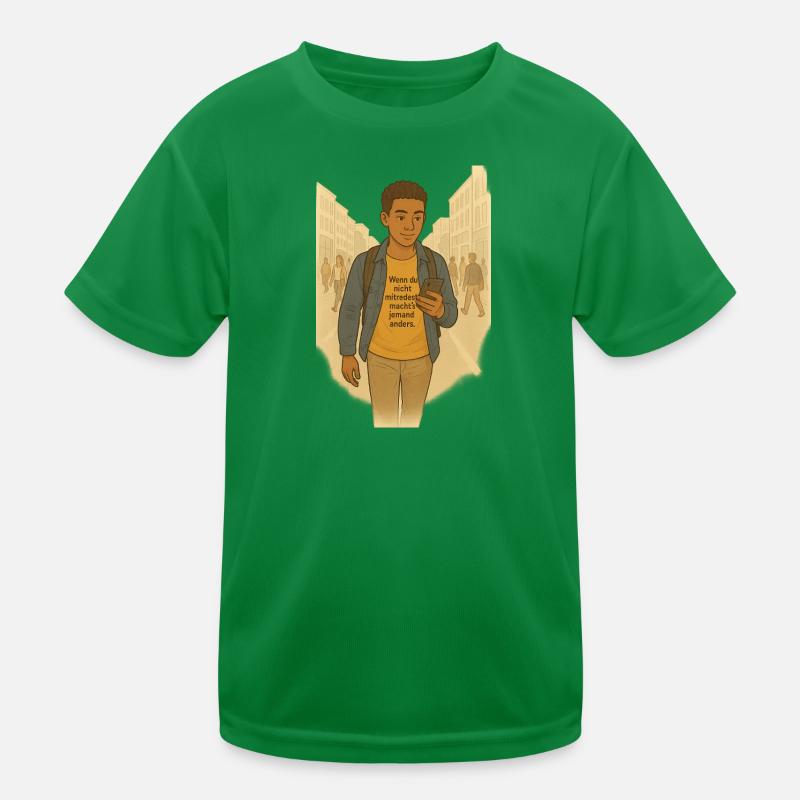 Selbstbewusstes Mitreden  Kinder Funktions-T-Shirt