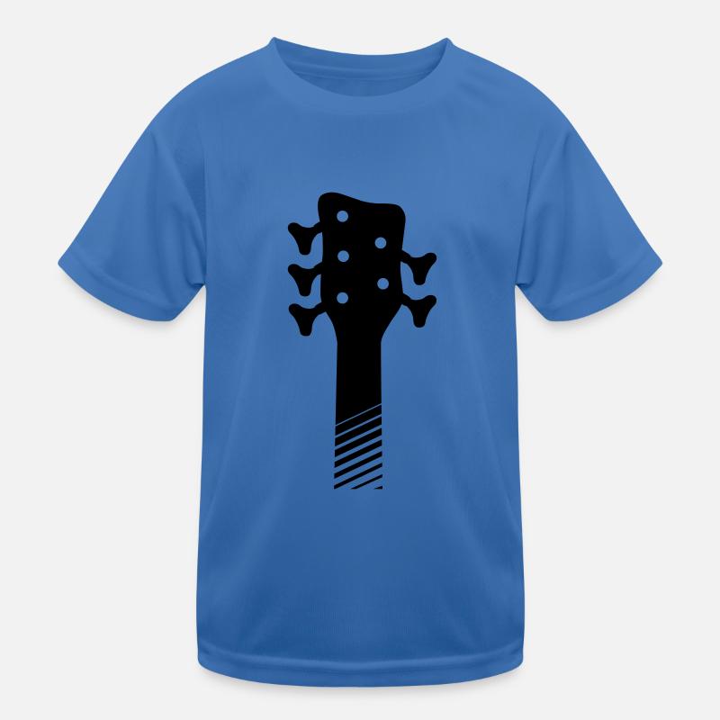 5-string W-style bass guitar - Kinder Funktions-T-Shirt - Königsblau