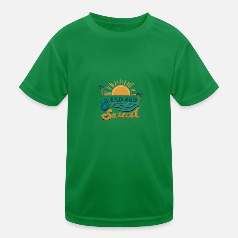 Sun, beach and sea Kids Functional T-Shirt