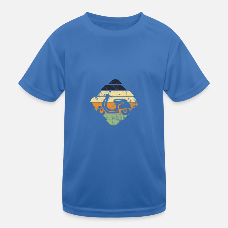 Moped Kinder Funktions-T-Shirt