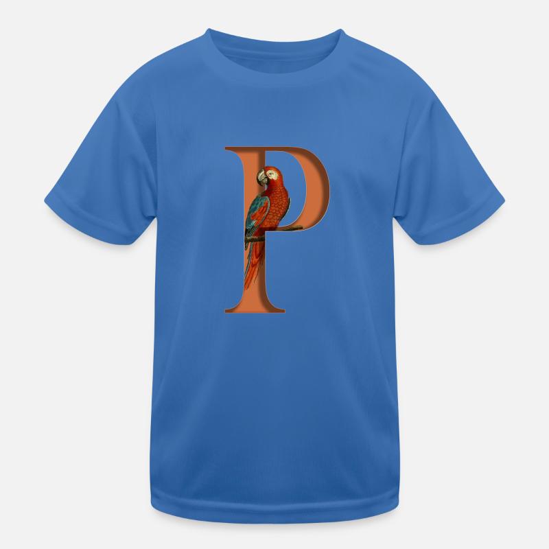 Buchstabe P, Name, Buchstabe P Kinder Funktions-T-Shirt