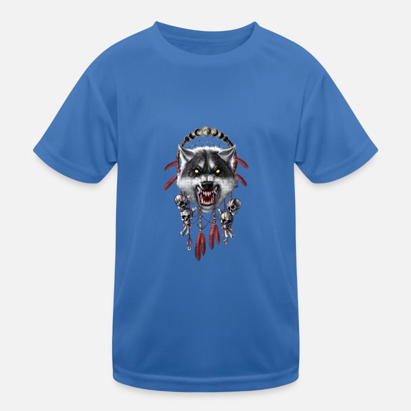 Werwolf-Traumfänger Kinder Funktions-T-Shirt