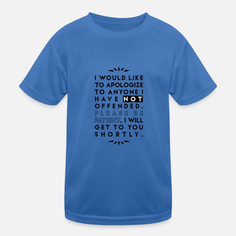 apologize. Kids Functional T-Shirt