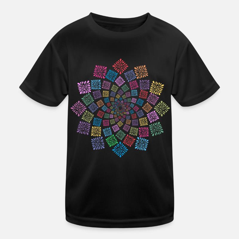 Kaleidoskop Kinder Funktions-T-Shirt