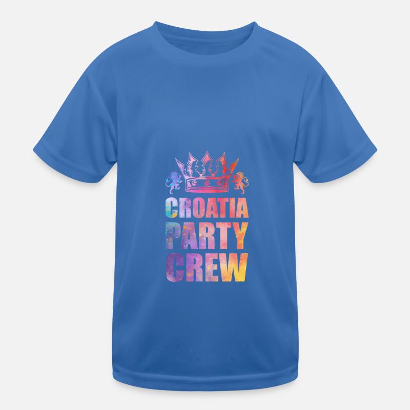 Croatie Dit de l’équipe du parti T-shirt sport Enfant