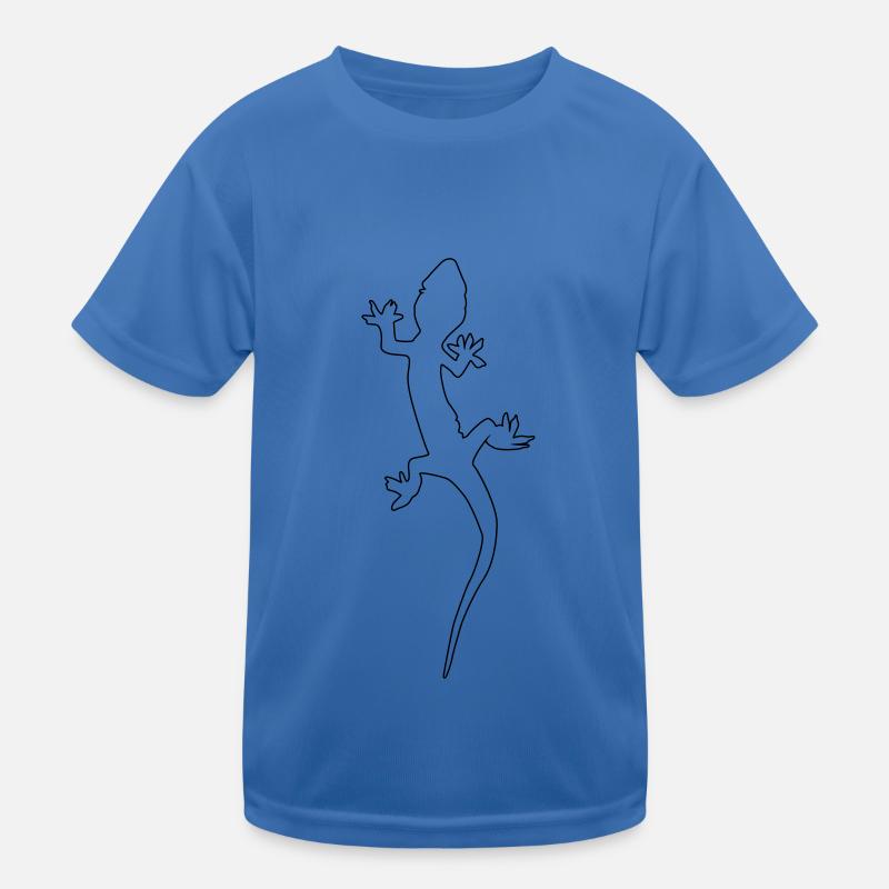 silhouette de lézard gecko T-shirt sport Enfant