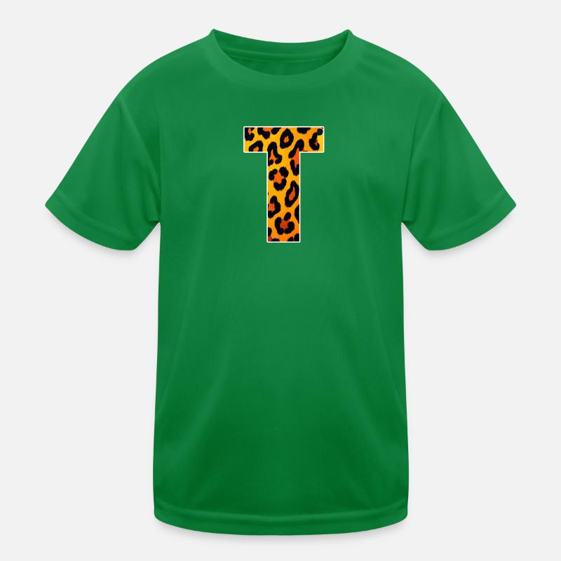 Leopard Gradient Firefur Kids Functional T-Shirt