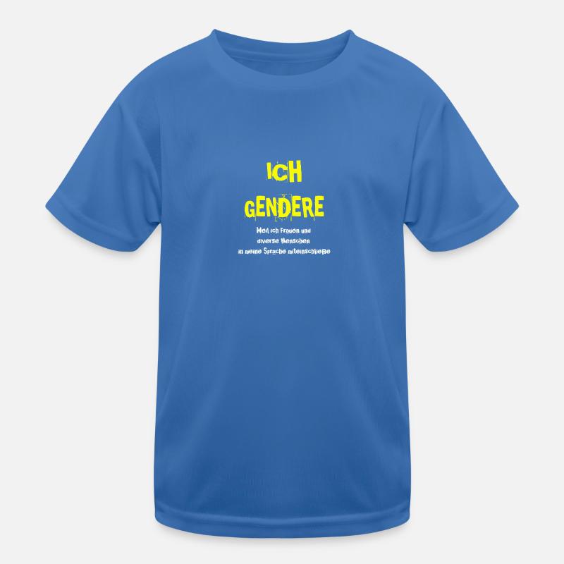 Ich gendere Geschenkidee gendern Sprache Gender Kinder Funktions-T-Shirt
