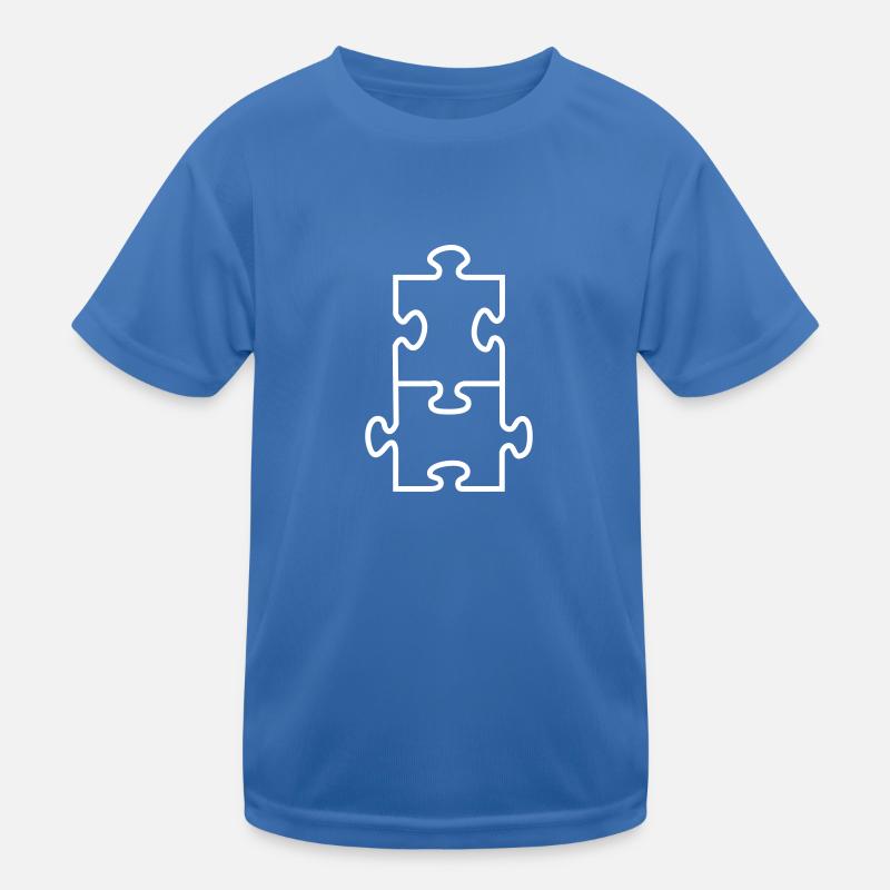 Puzzle Pieces Kids Functional T-Shirt