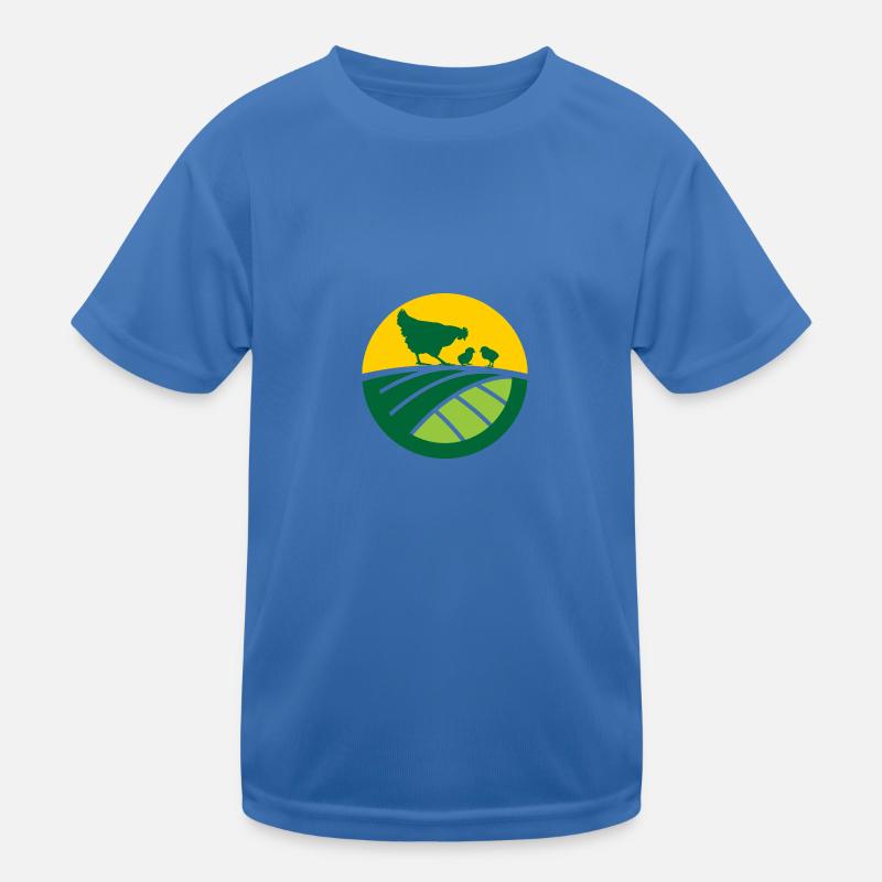 Poultry Fields Kinder Funktions-T-Shirt