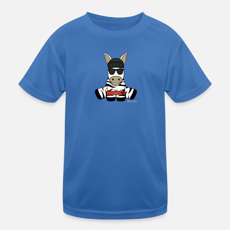 Blind Zebra Kinder Funktions-T-Shirt