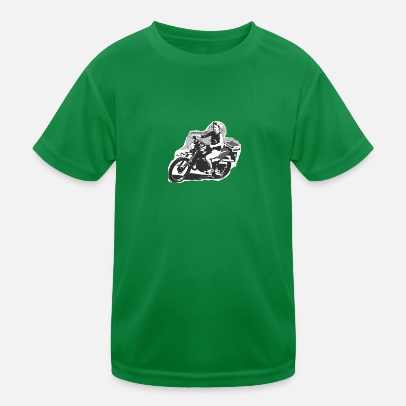 TOMZOFF Bikerin Kinder Funktions-T-Shirt