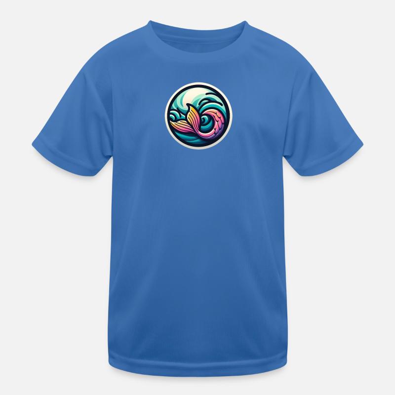 Fin Mermaid Kids Functional T-Shirt