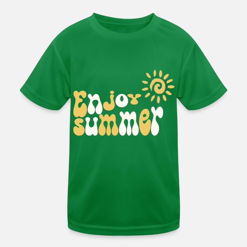 Enjoy Summer Kinder Funktions-T-Shirt