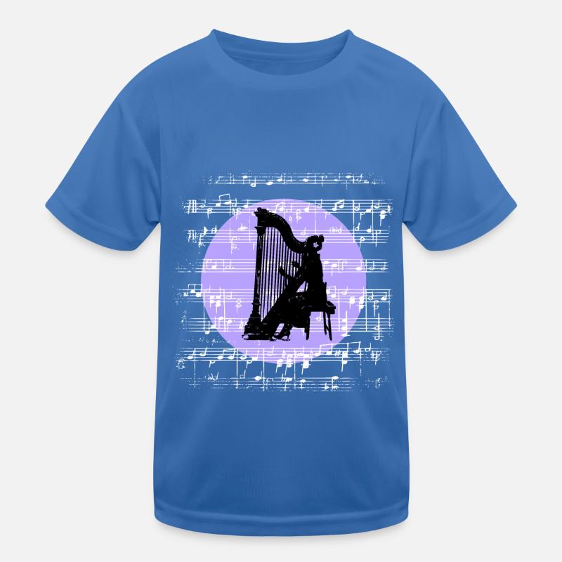 Melodien der Harfe Kinder Funktions-T-Shirt