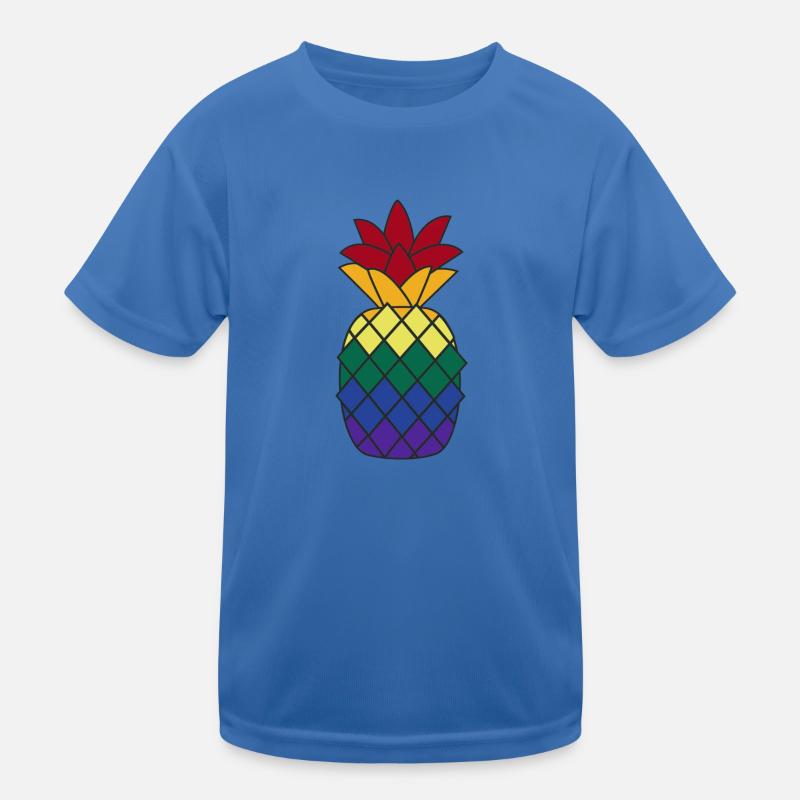Ananas Kinder Funktions-T-Shirt