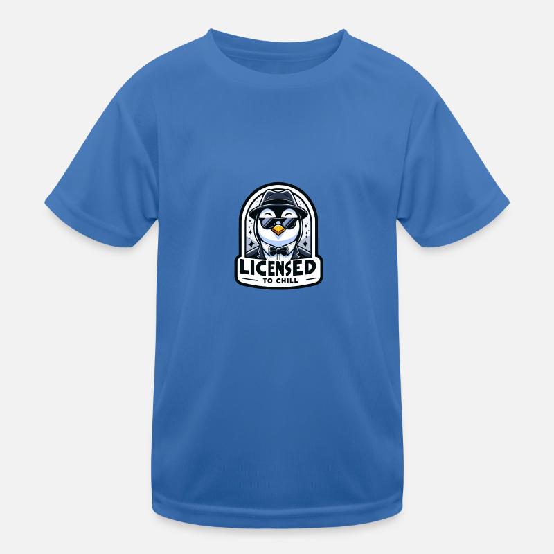 Licensed to Chill - Kinder Funktions-T-Shirt - Königsblau