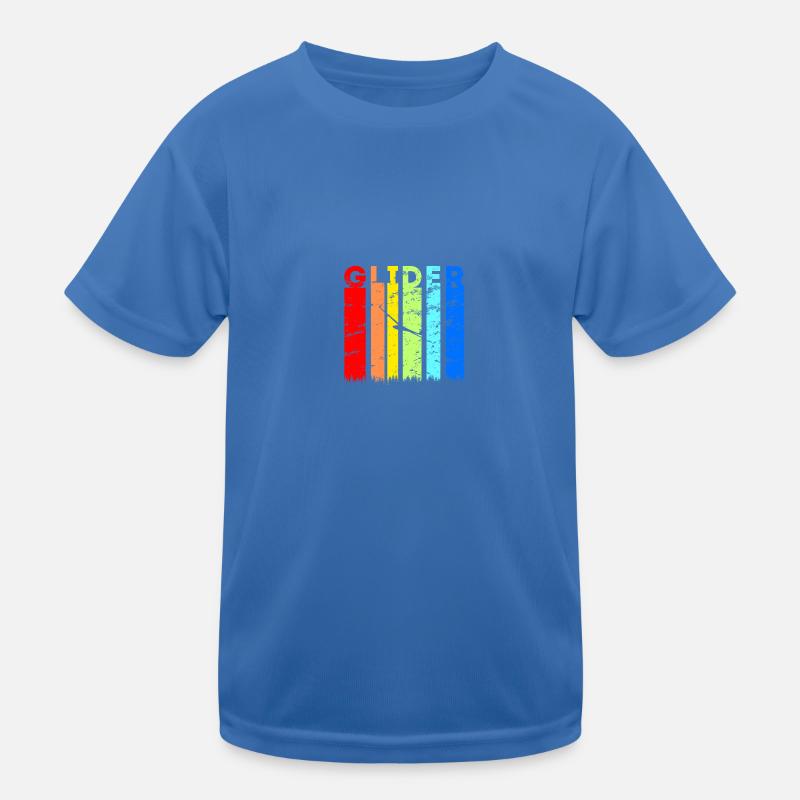 Glider Glider Glider Pilot Idea Kids Functional T-Shirt