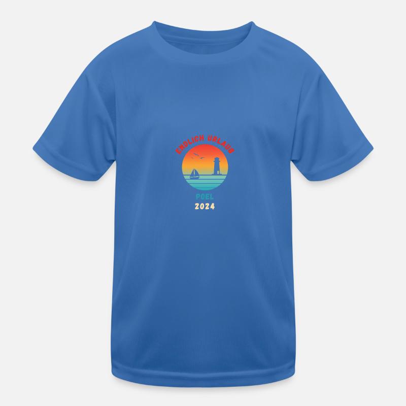 Poel Urlaub 2024 Ostsee Idee Kinder Funktions-T-Shirt