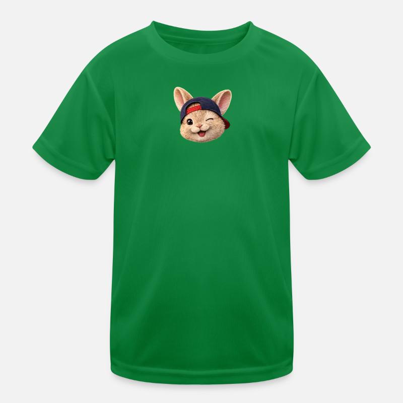 Häschen Kinder Funktions-T-Shirt