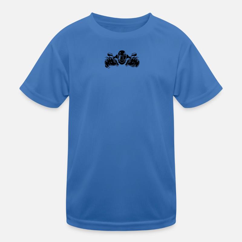 ride a motorcycle Kids Functional T-Shirt